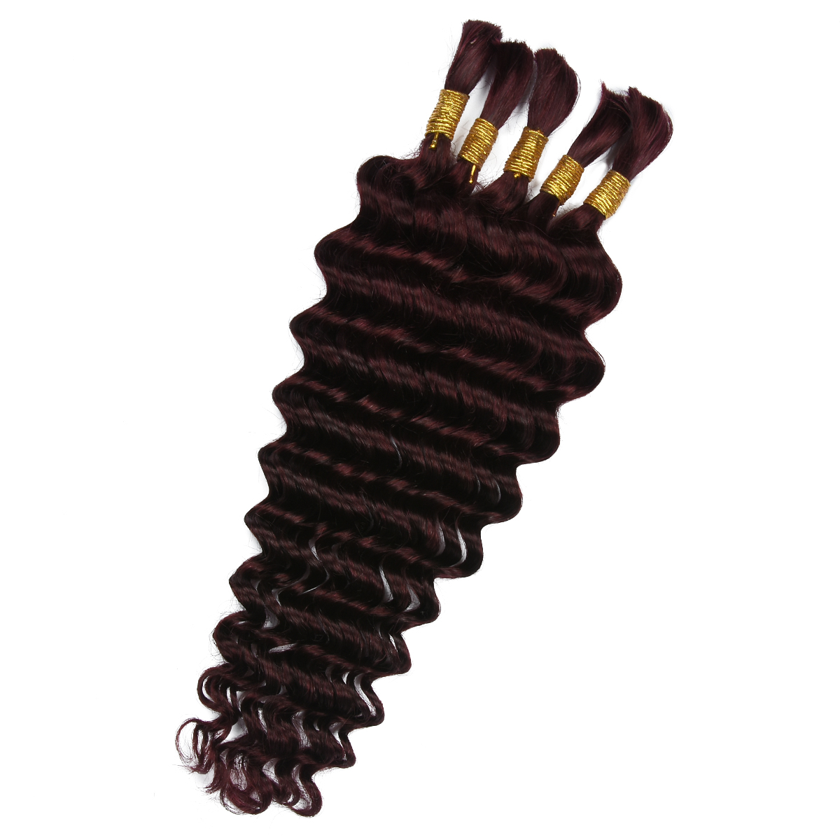 Deep Wave 100% Human Hair Bulk - đánh giá và giá Water Wave Bulk Human Hair For Braiding