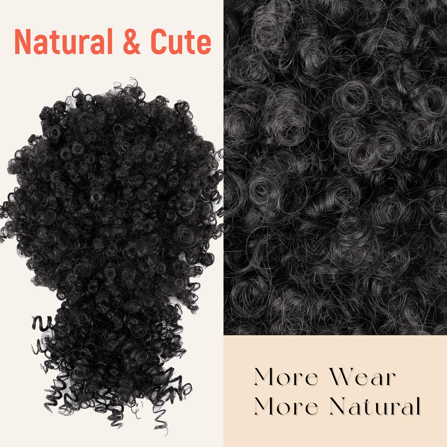 Short Drawstring Ponytail with - đánh giá và giá Drawstring Afro Curly Puff Ponytail
