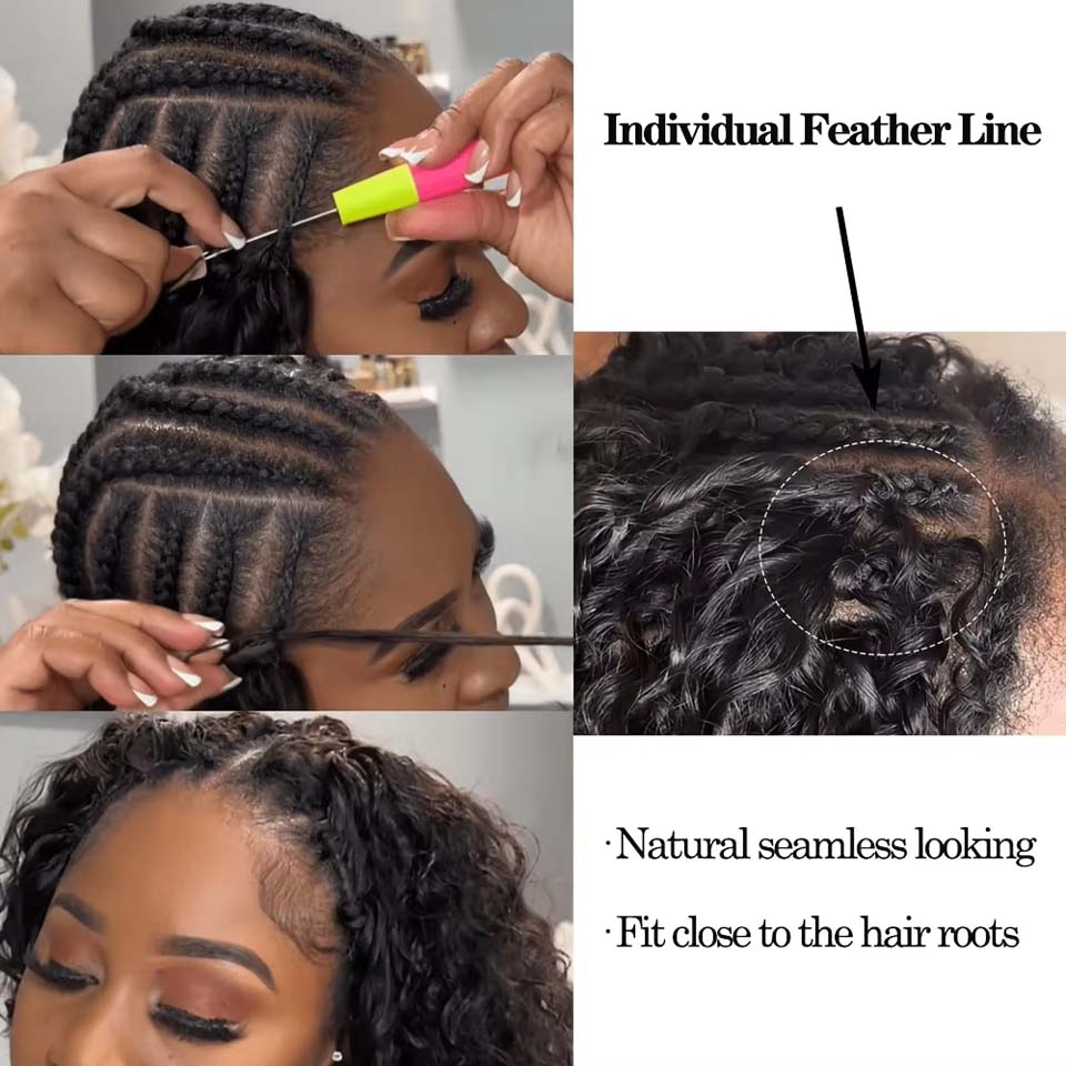 12A Burmese Curly Feather Croc - đánh giá và giá Invisible Tape In Extensions Real Hair