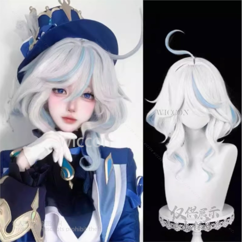 Anime Game Furina Cosplay Cost - đánh giá và giá Synthetic Wigs