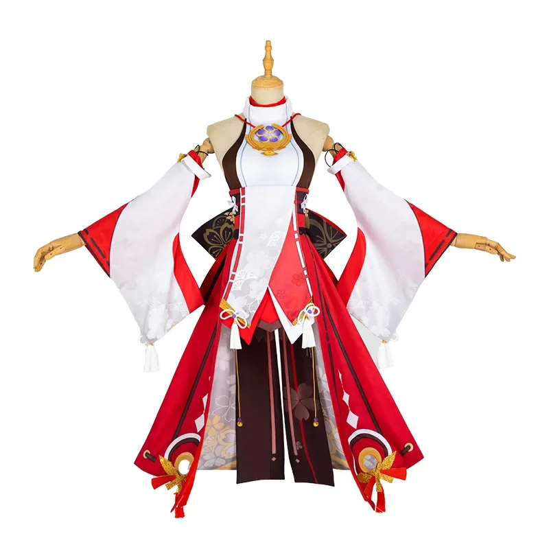 Yae Miko Cosplay Costume Game  - đánh giá và giá Synthetic Wigs