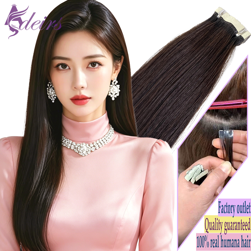 ADEIRS Mini Tape in Hair Exten - đánh giá và giá Invisible Tape In Extensions Real Hair