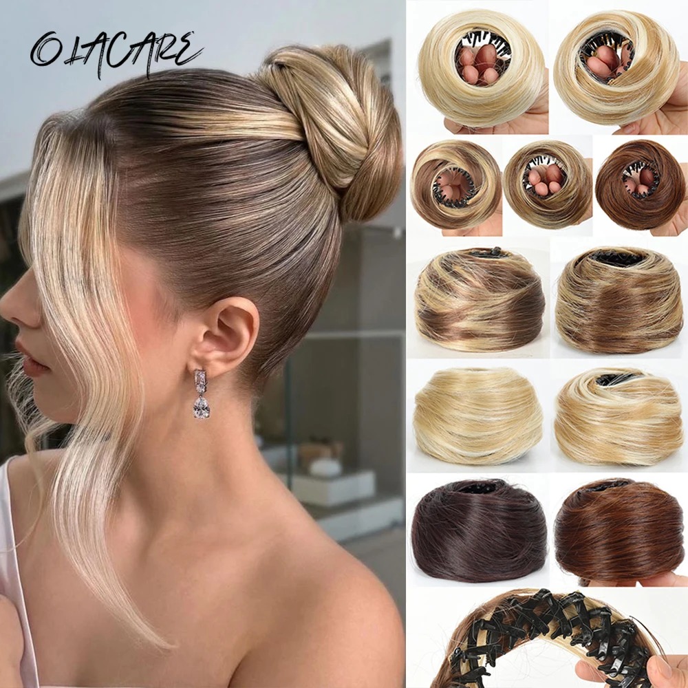 Synthetic Mini Claw Clip in Me - đánh giá và giá Claw Clip Messy Bun Hair Piece